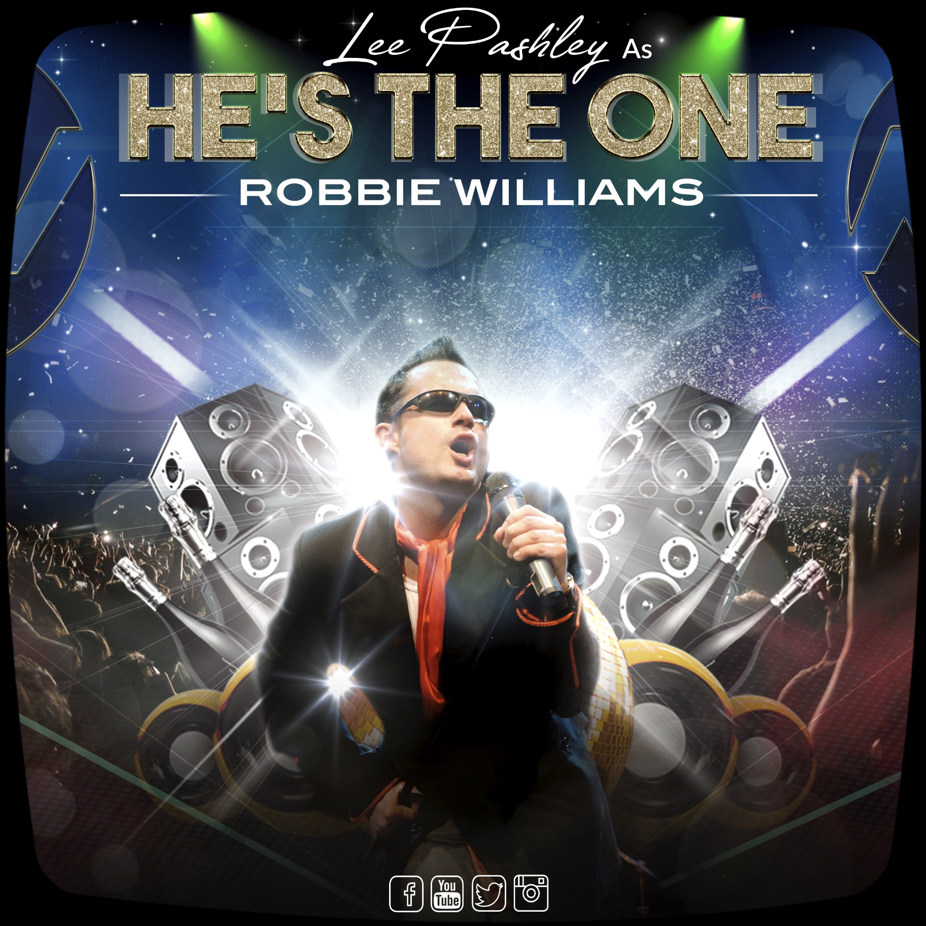 Lee Pashley as 'He's The One' Robbie Williams Tribute